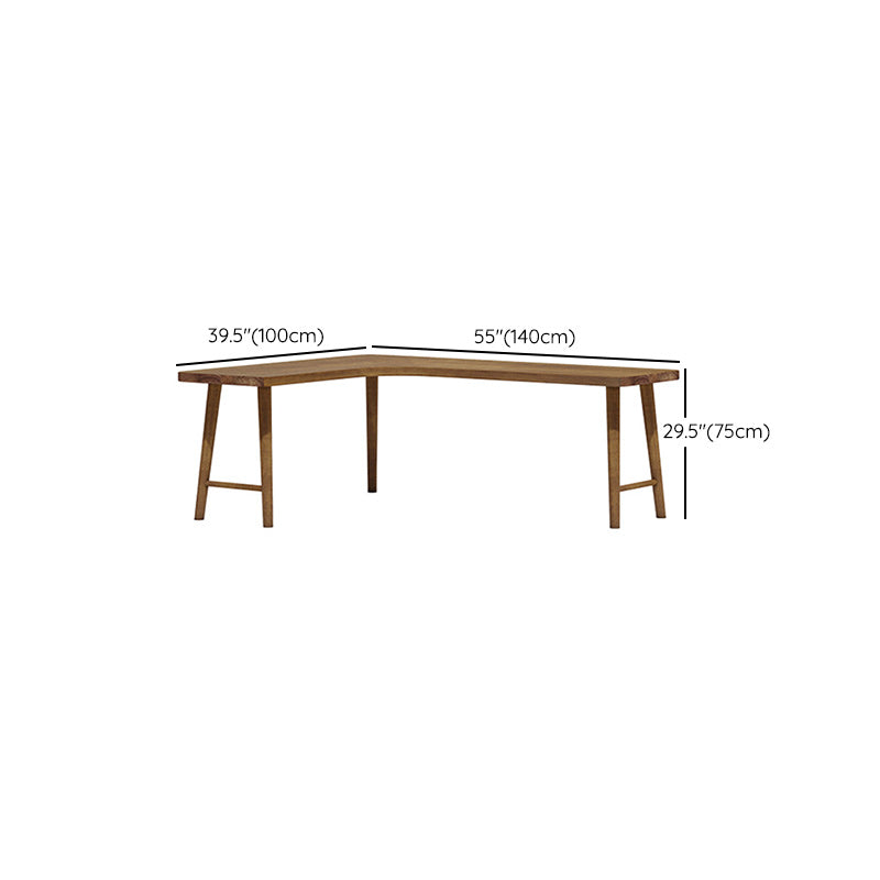 Solid Wood Writing Table Modern Style Working Table for Bedroom