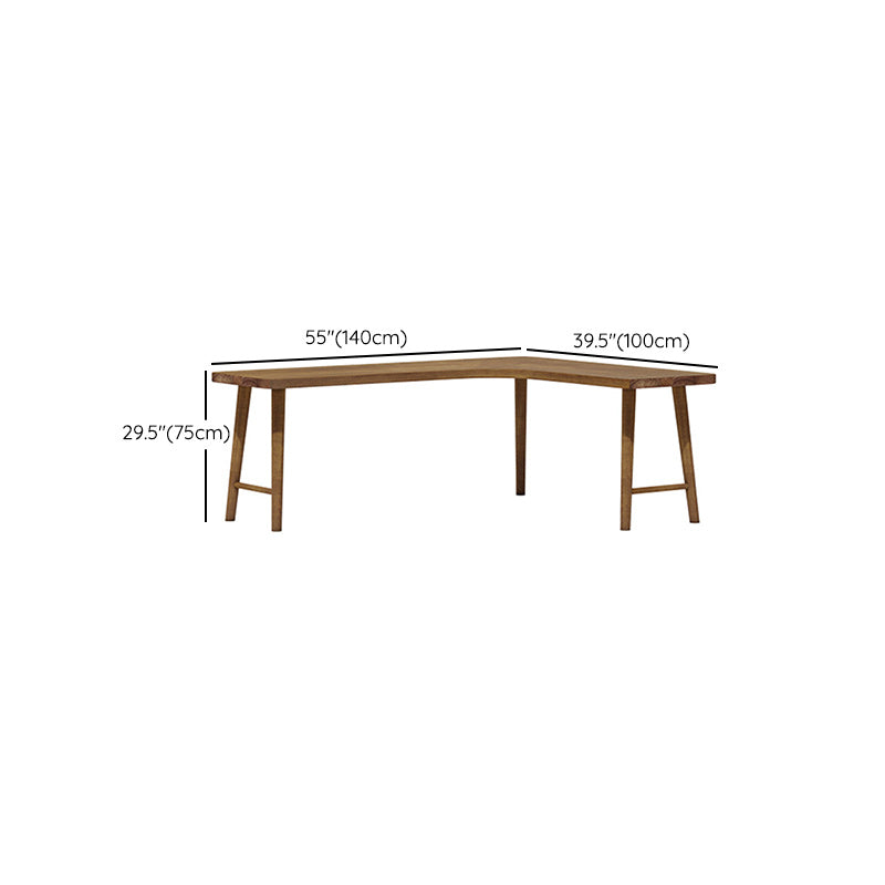 Solid Wood Writing Table Modern Style Working Table for Bedroom