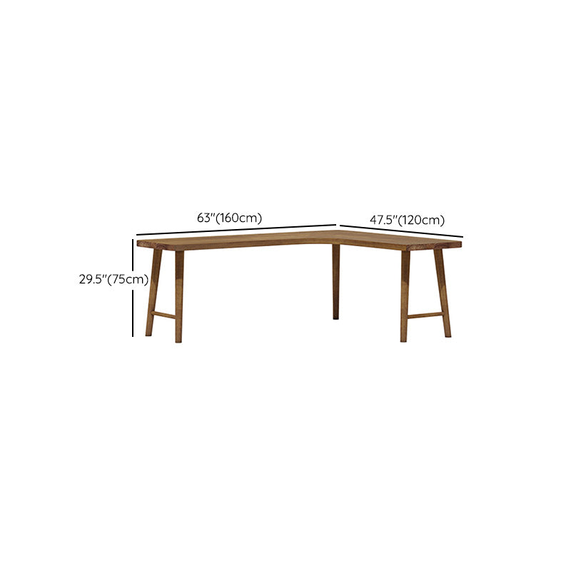 Solid Wood Writing Table Modern Style Working Table for Bedroom