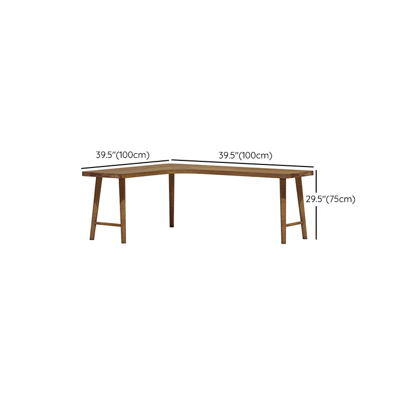 Solid Wood Writing Table Modern Style Working Table for Bedroom