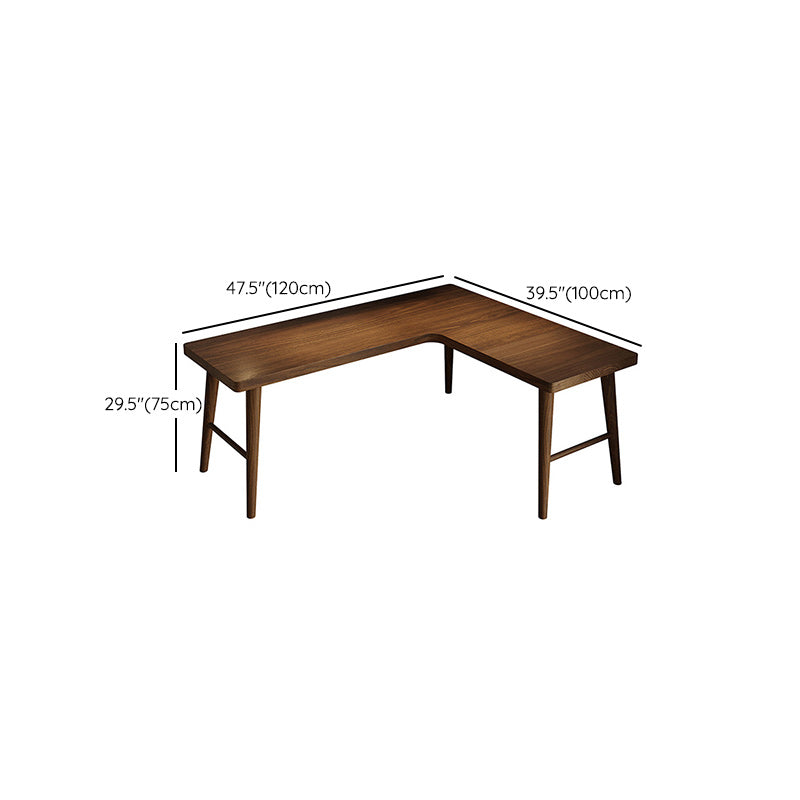 Bedroom Solid Wood Writing Table Contemporary Style Working Desk