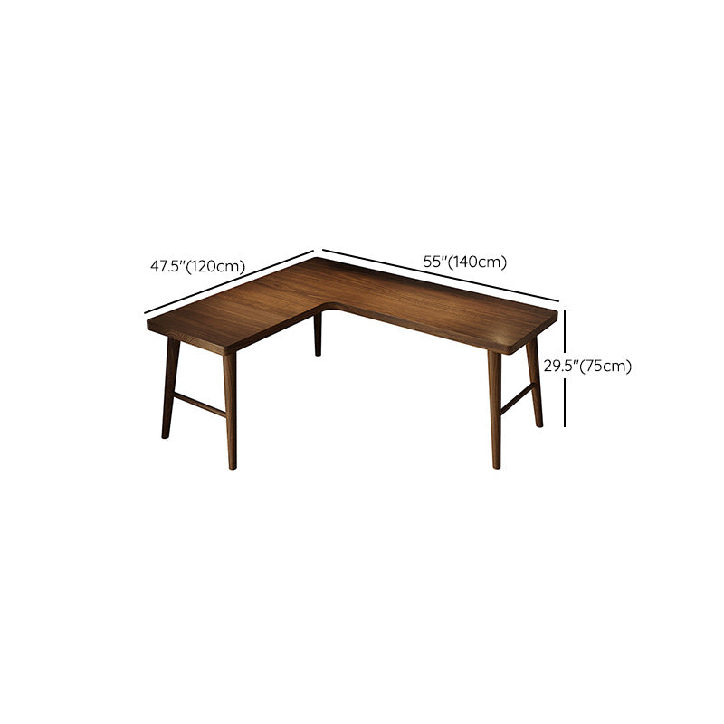 Bedroom Solid Wood Writing Table Contemporary Style Working Desk