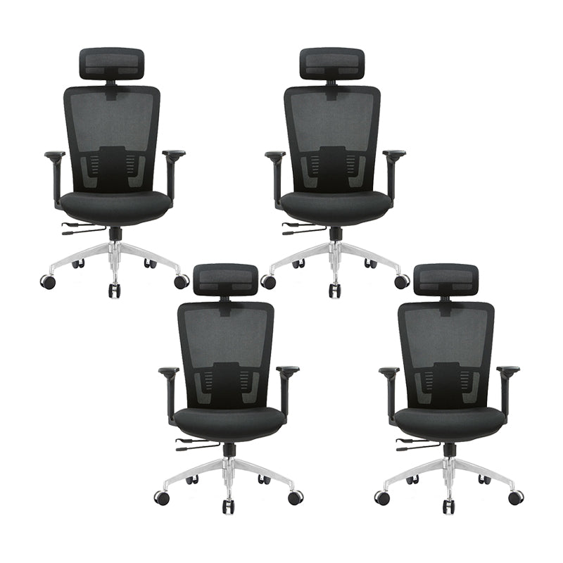 Modern Desk Chair Mesh Computer Chair High-Back Chair with Wheels