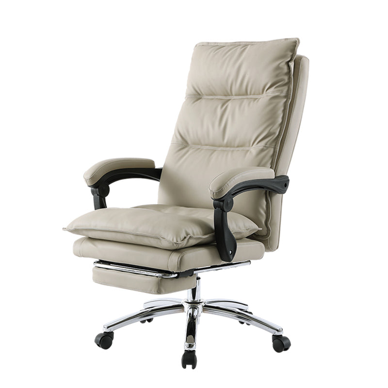 Adjustable Padded Arms Executive Chair Modern High Back Swivel Chair