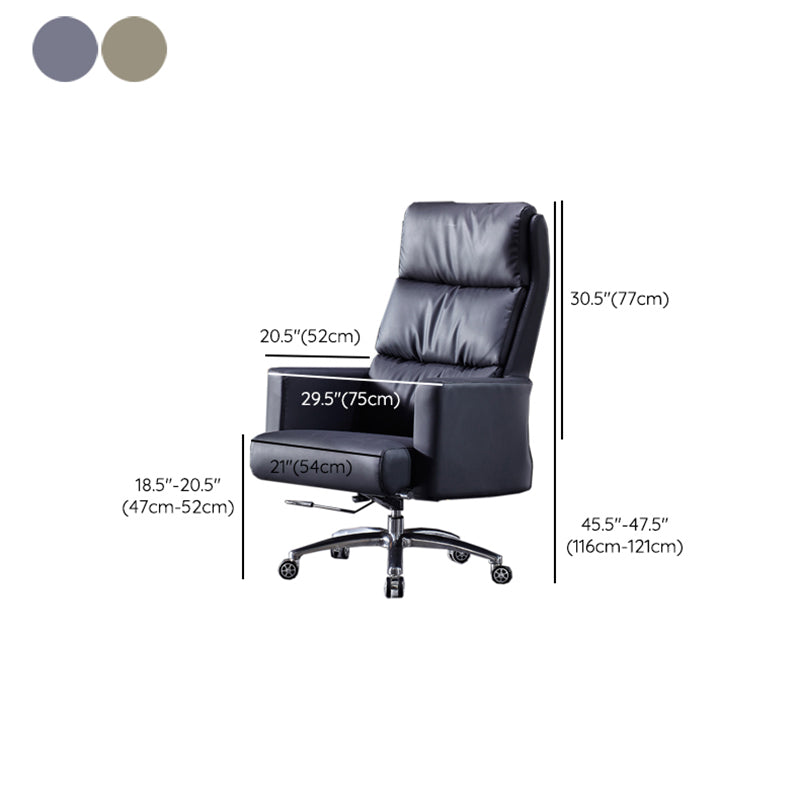 Contemporary PU Computer Chair Office Star Leather Executive Chair