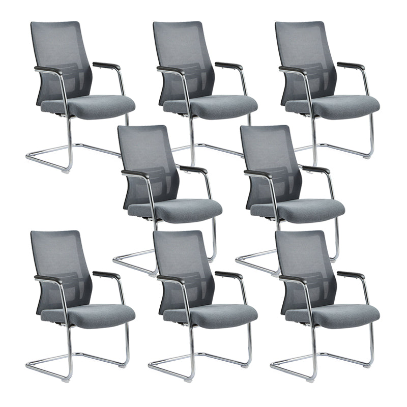 Modern Desk Chair Mesh Computer Chair Conference Chair No Wheel