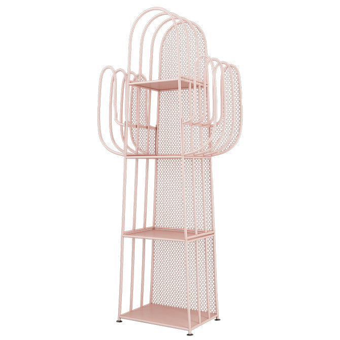 Urban Closed Back Bookshelf Metal Vertical Shelf Bookcase for Living Room