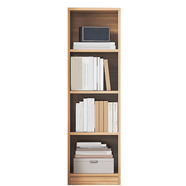 Modern Standard Bookshelf Engineered Wood Closed Back Bookcase