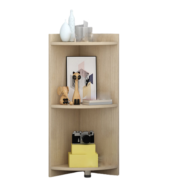 Modern Engineered Wood Bookshelf Corner Book Shelf for Living Room