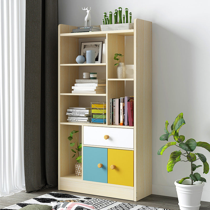 Modern Engineered Wood Bookshelf Standard Book Shelf for Home