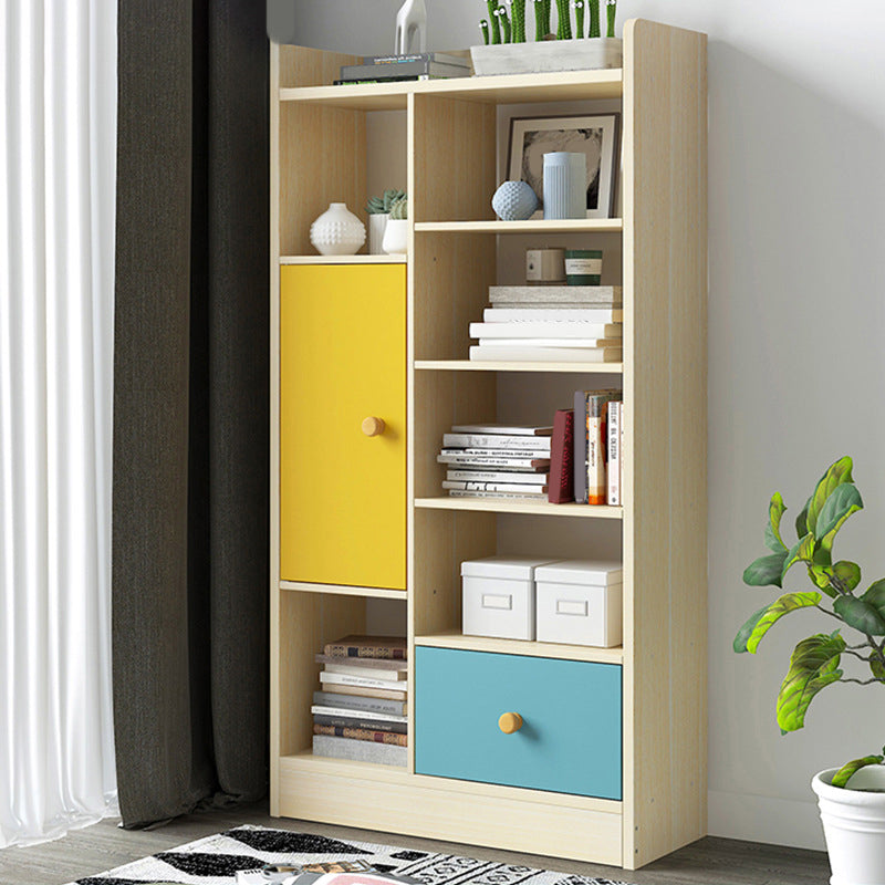 Modern Engineered Wood Bookshelf Standard Book Shelf for Home