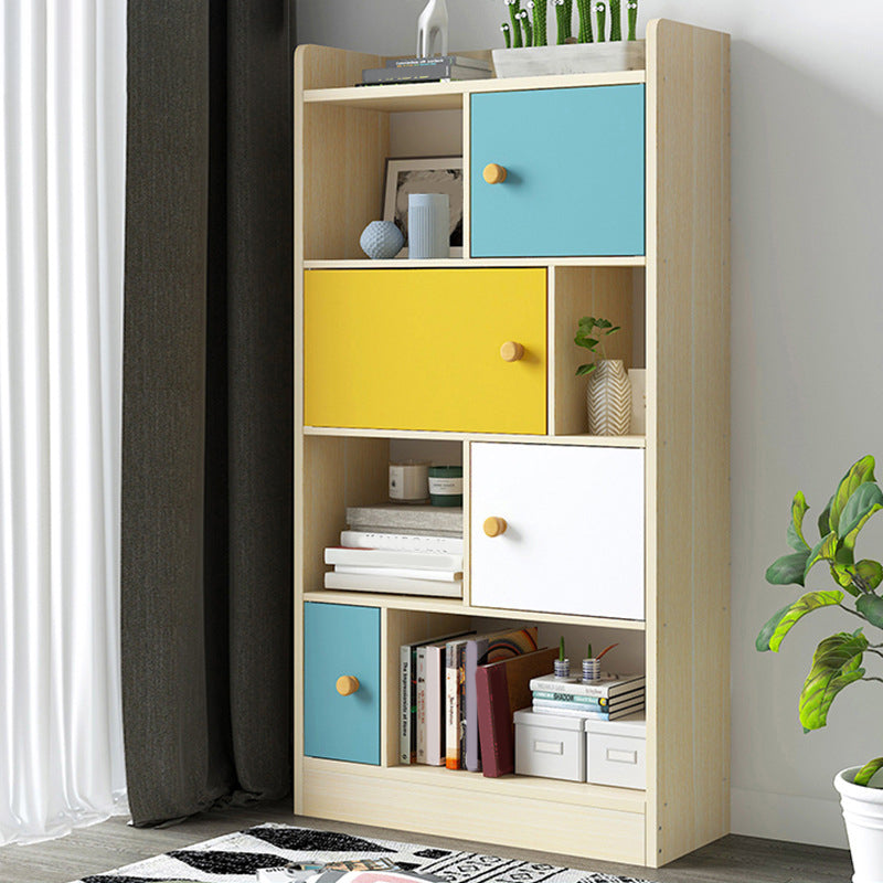 Modern Engineered Wood Bookshelf Standard Book Shelf for Home