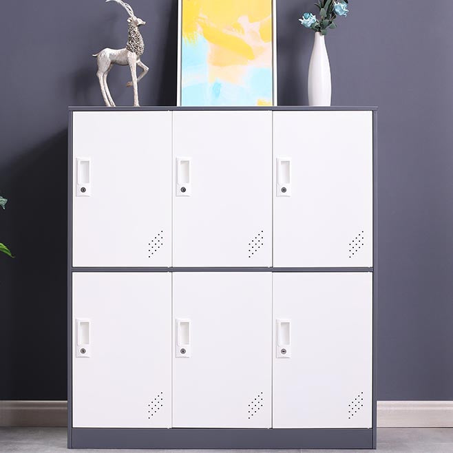 Non-Hanging Armoire with Lock Contemporary Storage Cabinet for Home