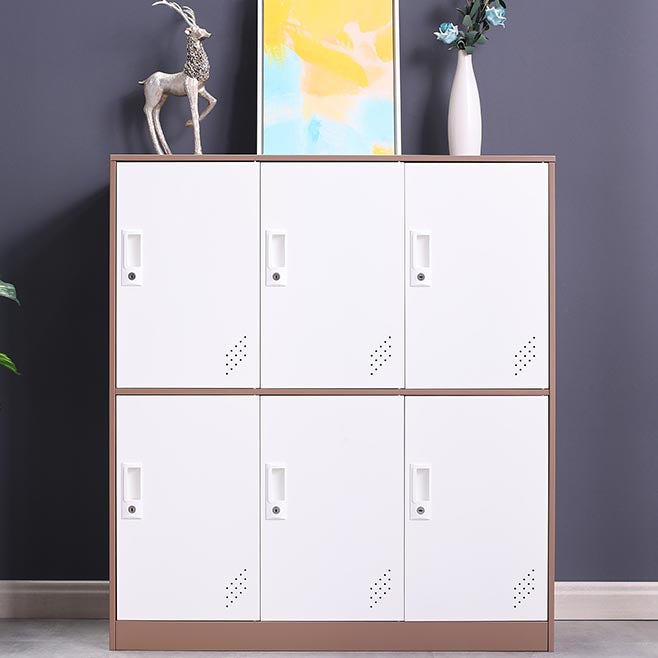 Non-Hanging Armoire with Lock Contemporary Storage Cabinet for Home