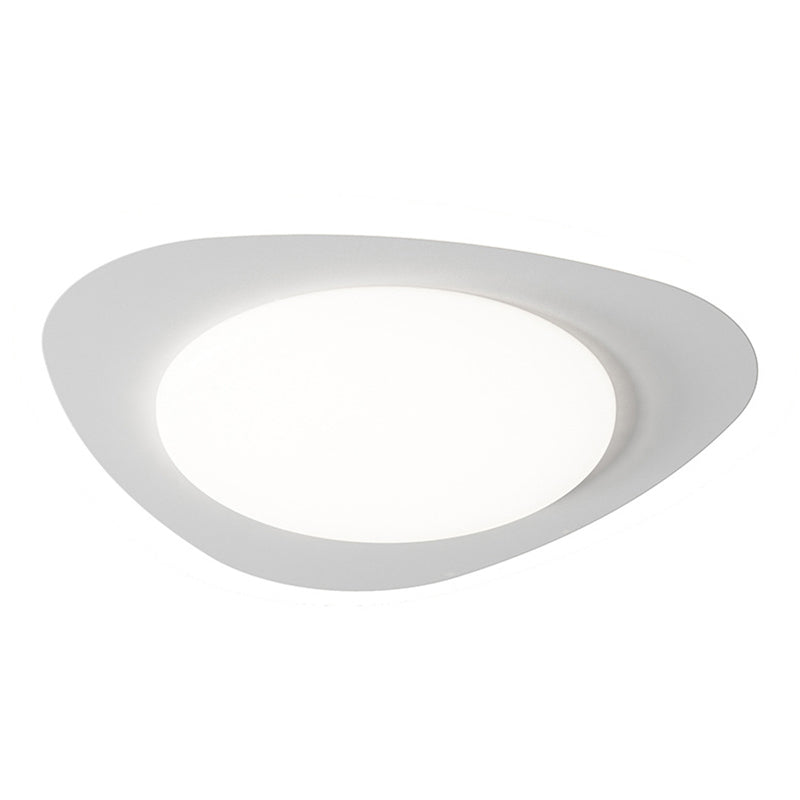 Modern Ceiling Mount Light White Ceiling Light with Acrylic Shade for Bedroom