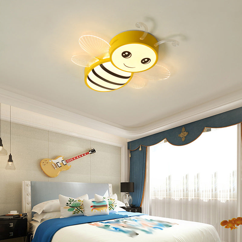 LED Ceiling Mount Light 2 Lights Ceiling Light with Acrylic Shade for Kid's Room
