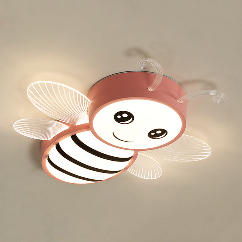 LED Ceiling Mount Light 2 Lights Ceiling Light with Acrylic Shade for Kid's Room