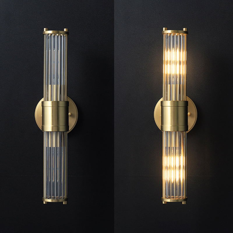 Metal Cylinder Vanity Wall Lights Contemporary Style Multi Lights Vanity Lighting Ideas