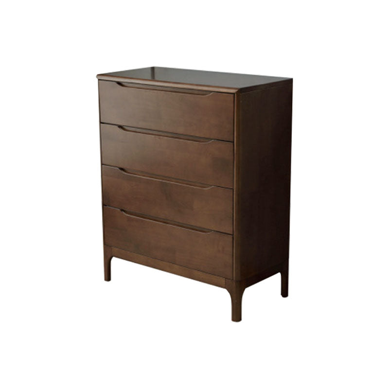 15.7" D Mid-Century Modern Chest Drawers Included Accent Chest in Oak