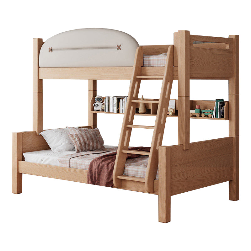 Contemporary Solid Wood Standard Bed Panel Headboard Kids Bed