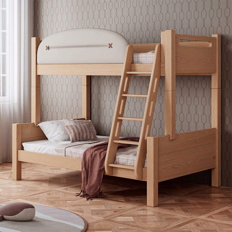 Contemporary Solid Wood Standard Bed Panel Headboard Kids Bed