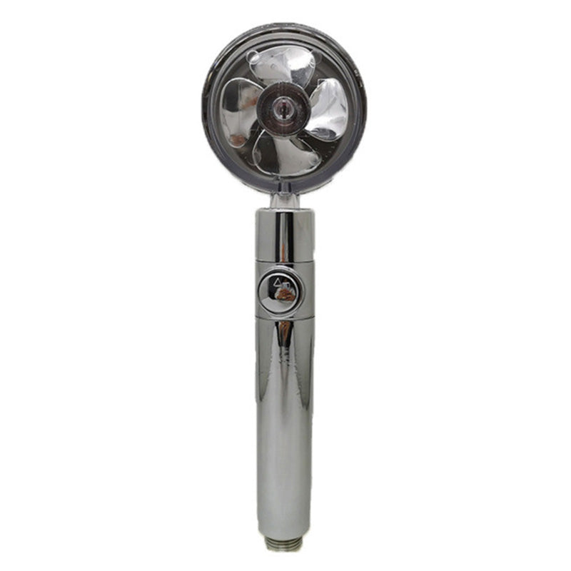 Plastic Handheld Shower Head Standard Round Spray Head with Swivel