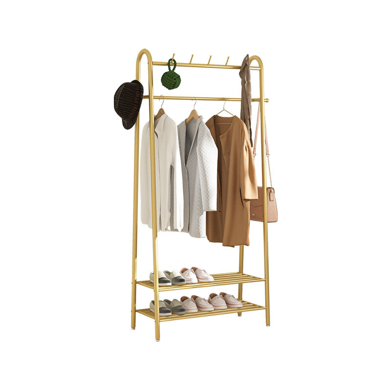 Gorgeous Coat Hanger Coat Hooks Metal Coat Rack with Storage Shelving