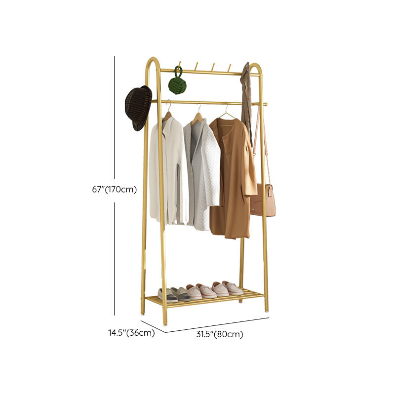 Gorgeous Coat Hanger Coat Hooks Metal Coat Rack with Storage Shelving