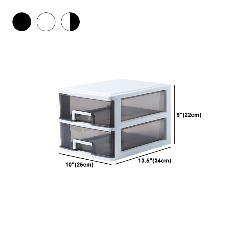 Drawers Plastic File Cabinet Home or Office Vertical Modern File Cabinet