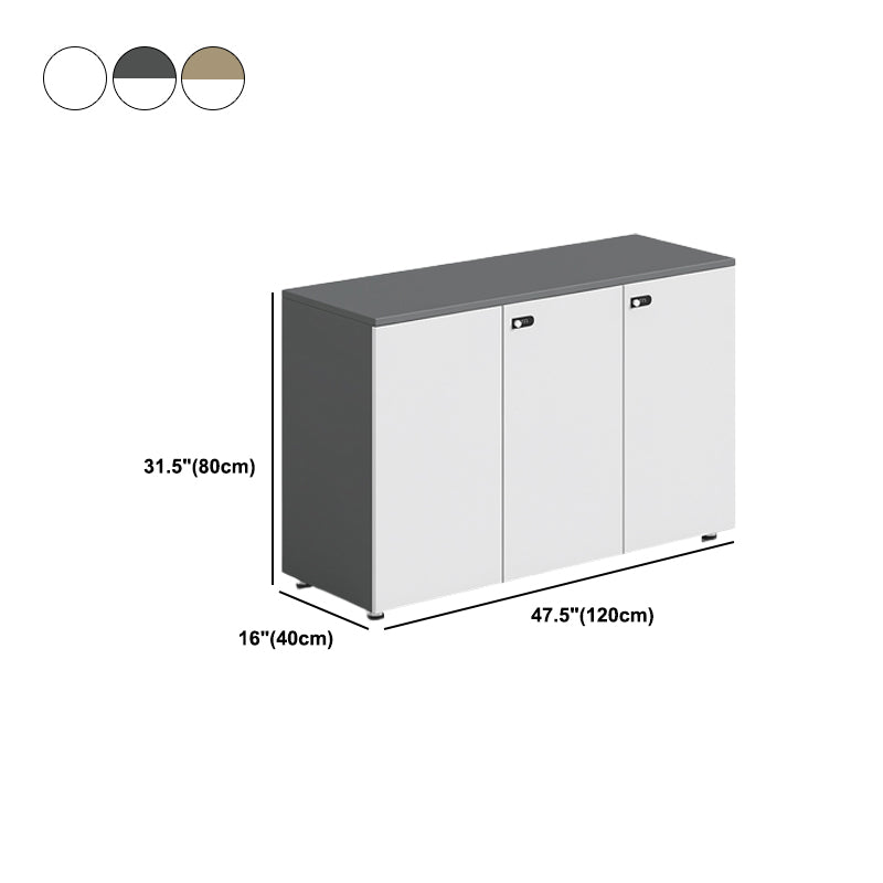 Contemporary Filing Cabinet Wood  File Cabinet with Lock and Storage