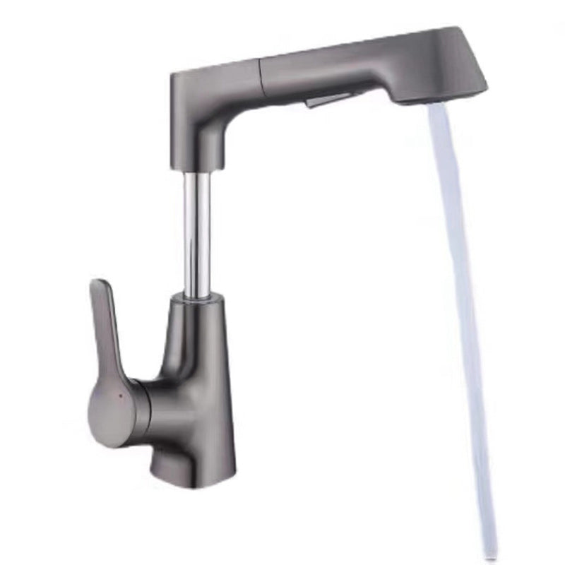 Industrial Style Faucets Lever Handles Widespread Faucets for Bathroom