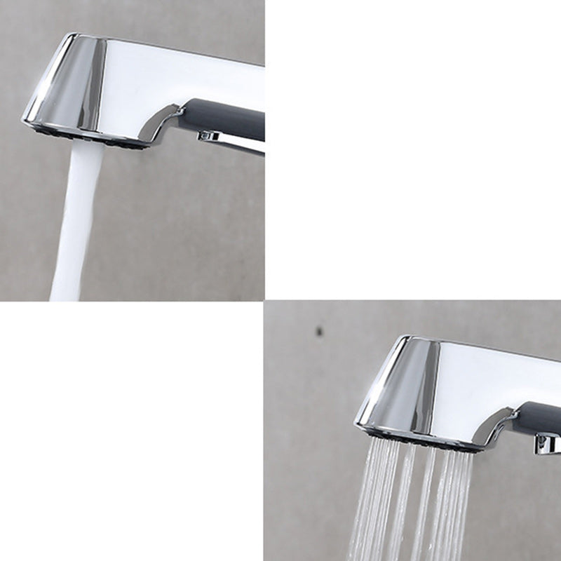 Industrial Style Faucets Lever Handles Widespread Faucets for Bathroom