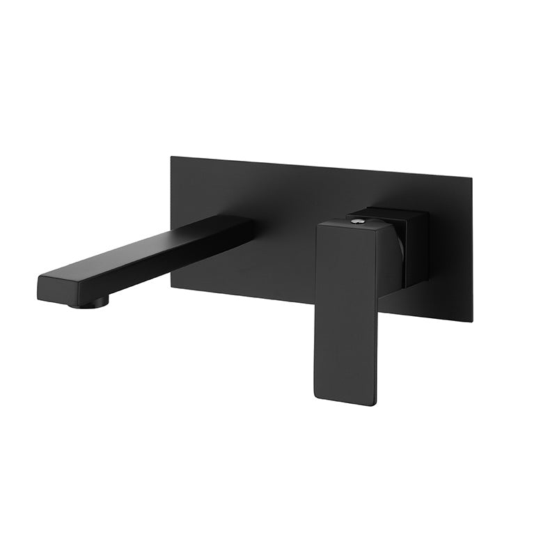 Contemporary Style Faucets Lever Handles Wall Mounted Faucets for Bathroom