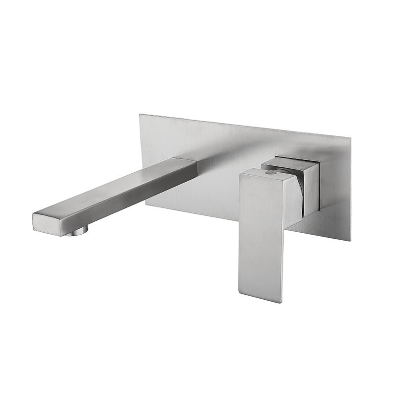 Contemporary Style Faucets Lever Handles Wall Mounted Faucets for Bathroom