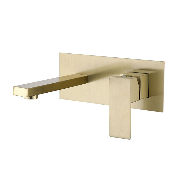 Contemporary Style Faucets Lever Handles Wall Mounted Faucets for Bathroom