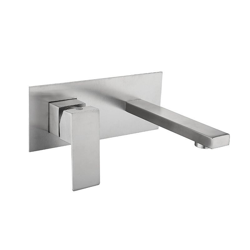 Contemporary Style Faucets Lever Handles Wall Mounted Faucets for Bathroom