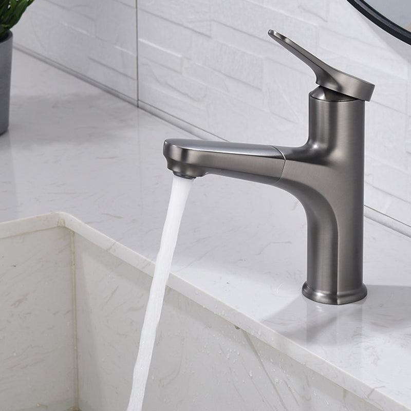 Modern 1-Handle Faucet with Water Dispenser Copper with Pull out Sprayer Faucet