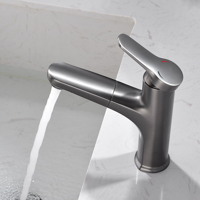 Modern 1-Handle Faucet with Water Dispenser Copper with Pull out Sprayer Faucet