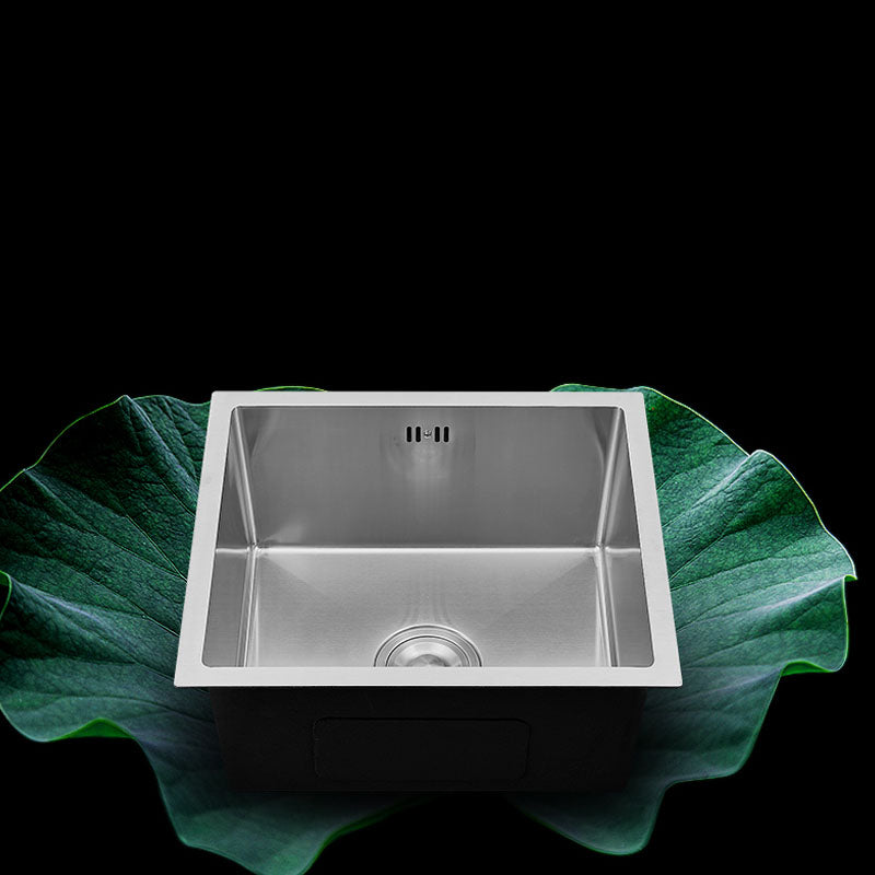 Contemporary Style Kitchen Sink Stainless Steel Kitchen Sink with Drain Assembly