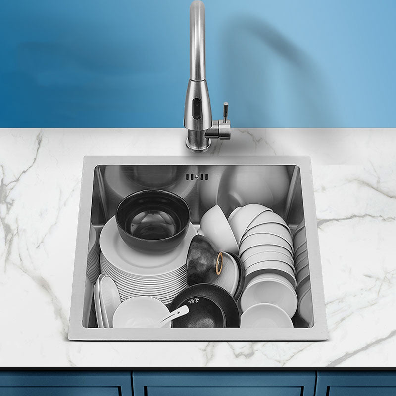 Contemporary Style Kitchen Sink Stainless Steel Kitchen Sink with Drain Assembly