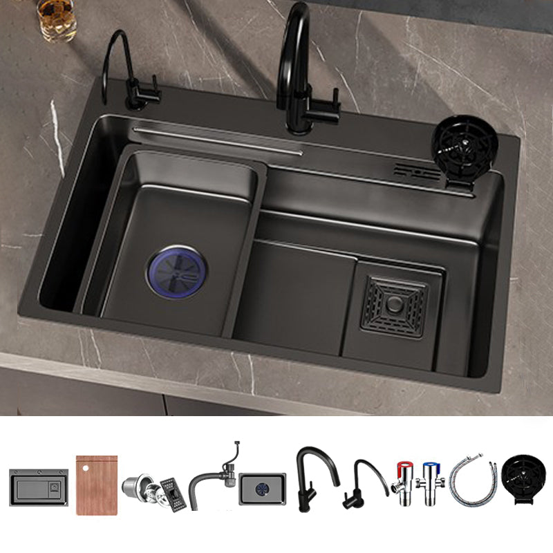 Classic Style Sink Set Stainless Steel Friction Resistant Sink Set for Kitchen