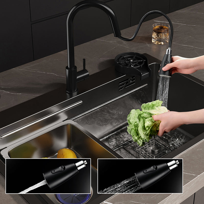 Classic Style Sink Set Stainless Steel Friction Resistant Sink Set for Kitchen