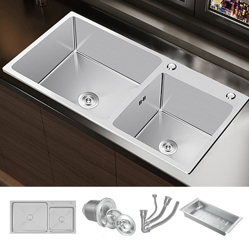 Classic Sink Set Stainless Steel Friction Resistant Sink Set for Kitchen