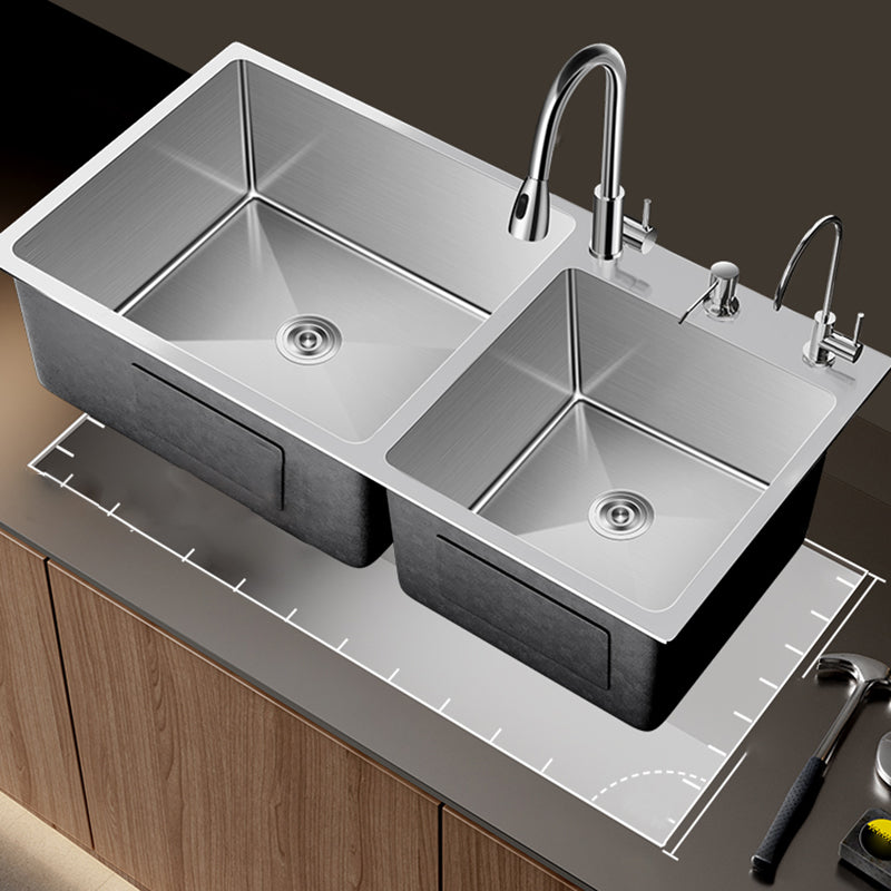 Classic Sink Set Stainless Steel Friction Resistant Sink Set for Kitchen