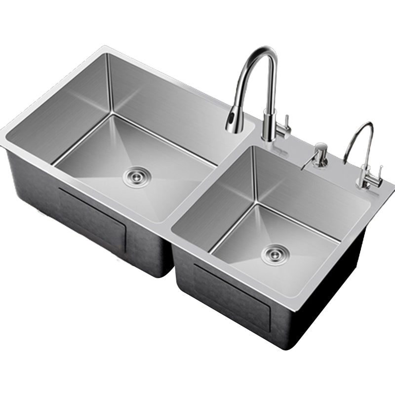 Classic Sink Set Stainless Steel Friction Resistant Sink Set for Kitchen