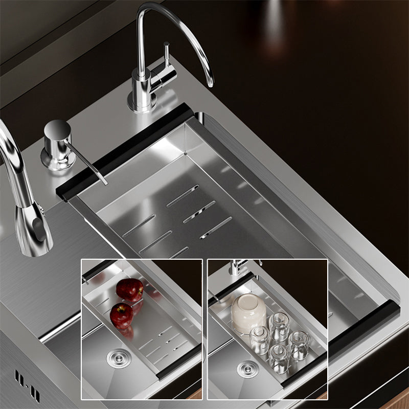 Classic Sink Set Stainless Steel Friction Resistant Sink Set for Kitchen