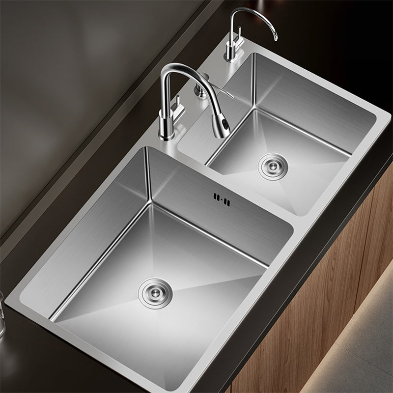 Classic Sink Set Stainless Steel Friction Resistant Sink Set for Kitchen