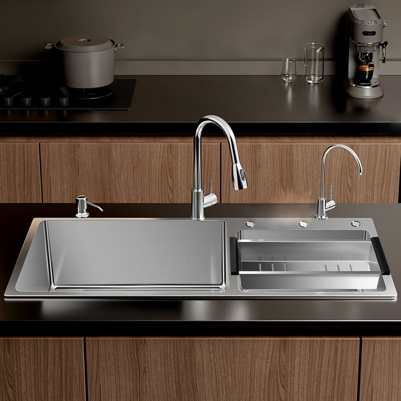 Classic Sink Set Stainless Steel Friction Resistant Sink Set for Kitchen