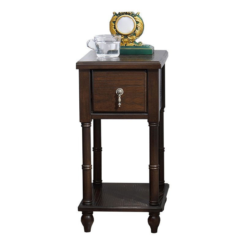 Traditional Nightstand Solid Wood Night Table for Living Room