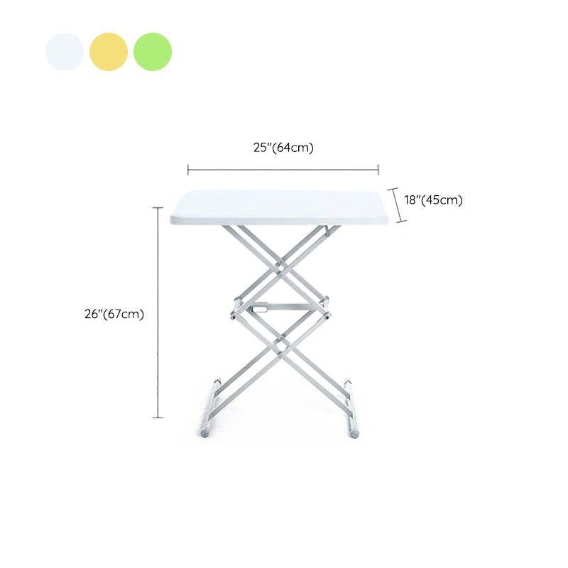 Contemporary Plastic Writing Desk Folding Rectangular Home Office Desk